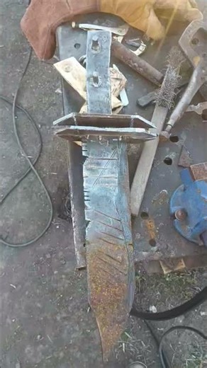 knife guard build #knifemaking #shorts #youtubeshorts #ytshorts #shortvideo #diy #welding #knives