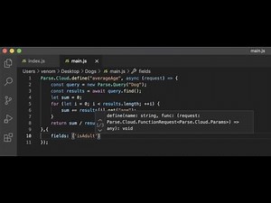 How to use the Parse Cloud Functions Validators?