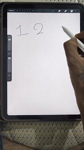 How to Write Numbers on Ipad | #art #shorts #ipad