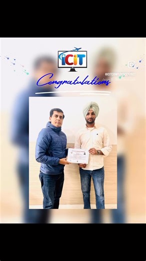 ICIT Computer Center on Instagram: "Congratulations Karampreet Singh Toor for completion of Diploma in Information Technology (DIT),we wish you best in your career 👏👏💥💥✅✅💫💫😇😇 #coding #programming #programmer #python #developer javascript code coder technology html computerscience codinglife java webdeveloper tech webdevelopment css software softwaredeveloper webdesign linux programmers codingisfun softwareengineer php programmingmemes programminglife machinelearning development hacking"