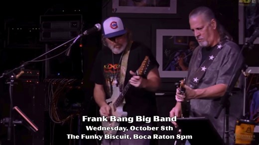 Don't miss The Frank Bang Big Band this Wednesday 10/8; limited reserved seating still available! | The Funky Biscuit