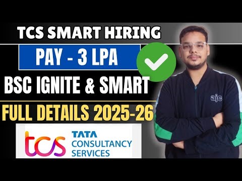 TCS B.Sc Ignite and Smart Hiring | TCS Smart Hiring | Updated Exam Pattern & Syllabus 2025-2026