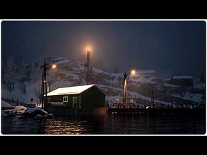 Soothing Snowstorm Sounds for Sleeping ┇ Howling Wind at a Frozen Harbour ┇ 10 Hours of Windy ASMR