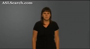 Watch how to sign 'get in touch' in American Sign Language.