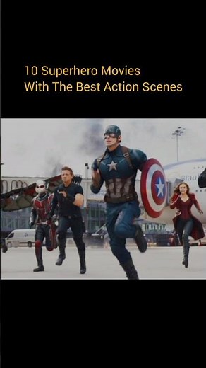 10 Superhero Movies With The Best Action Scenes | Epic Fights & Cinematic Moments #shorts