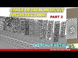 JAALI DESIGN IN REVIT ARCHITECTURE (PART 2)