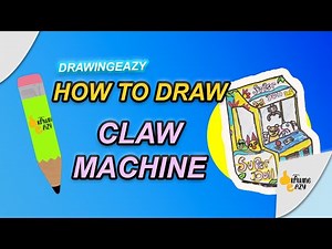 How to Draw a Claw Machine | Easy Drawing Tutorial for Kids | Drawing Eazy