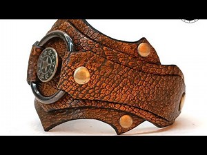 How to making a leather bracelet