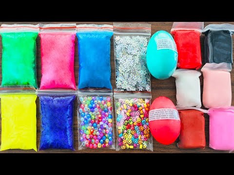 Making Relaxing Slime with Satisfying Bags and Clay