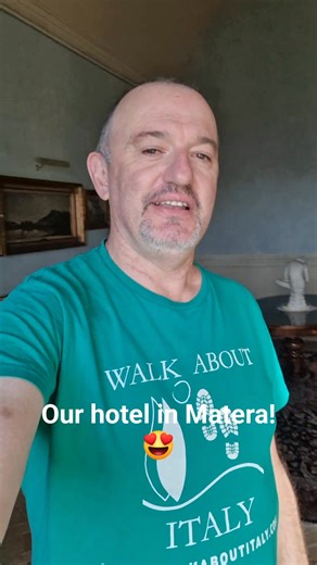 3K views · 42 reactions | ✨ Our Hotel in Matera – Where Art Meets Comfort ✨ Staying here feels like stepping into a museum — every corner tells a story. Ancient stone walls and art pieces all around you. It’s not just a place to sleep… it’s part of the Matera experience itself. ️ #WalkAboutItaly #Matera #ItalyTravel #BoutiqueHotel #SlowTravel | Walk About Italy | Facebook