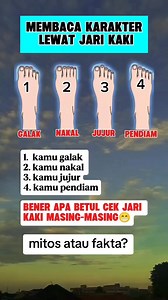 MEMBACA karakter lewat jari kaki #fyppppppppp #fbpro #palmestry #ramalan | Cakra Cakra