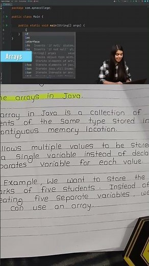 array in java programming #coding #programming #youtube