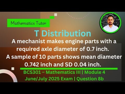 t test | Hypothesis testing | Part 4