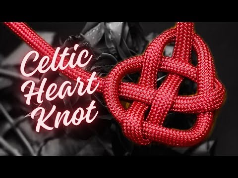 How to Tie an EASY Celtic Heart Knot (Paracord Tutorial)