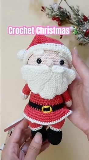 Easy Crochet Christmas Collection 🎄 Crochet Mini Gnome 💖 #crochet #amigurumi