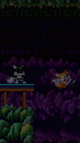 Tails Meets Killerfox.Virus #sonic #exe #sonicthehedgehog #KnucklesexeTheEmeraldsCurse #shorts