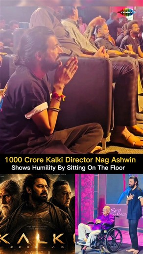 1000 Crore Kalki Director Nag Ashwin Shows Humility by Sitting on the Floor