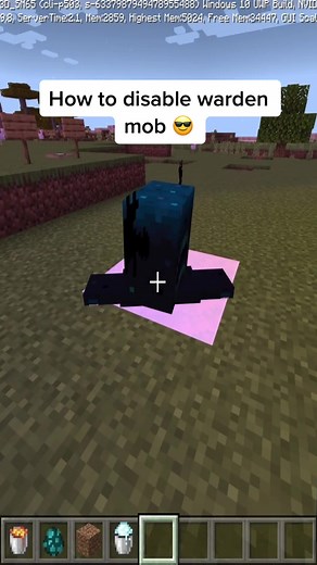 How to Disable the Warden Mob in Minecraft with One Block