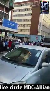 5.7K views · 42 reactions | There has been a steady drive-by of 2 water canons & riot police outside the MDC-T HQ, where supporters are celebrating - as far as they are concerned - a Chamisa victory. The opposition has declared victory although ZEC has still to announce the winner. | Zimbabwe Latest News | Facebook