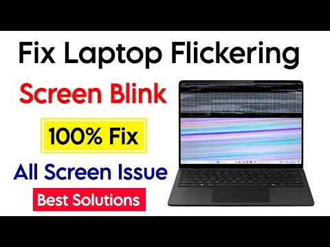 Laptop Screen Flickering Problem Solve | Solve Blinking Screen Problem in Windows