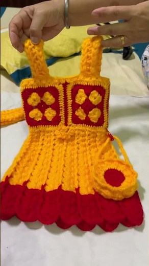 Crochet baby dress tutorial,free crochet dress pattern , crochet 0-2year dress how to crochet