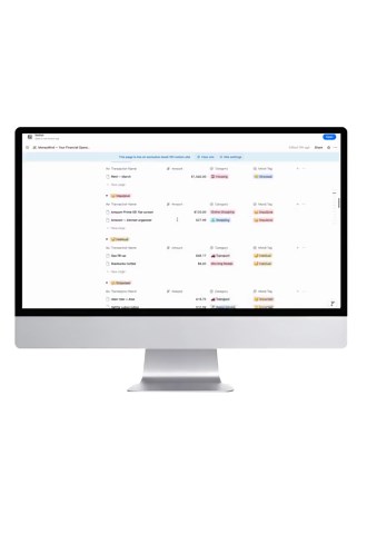 Notion Finance Template | Subscription Tracker | Trading Journal Spreadsheet | Net Worth Tracker| Investment Tracker | Bill Payment Tracker - Etsy UK