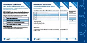 Maths Functional Skills: Entry Level 1.2: Use Whole Numbers to Count up to 20 Items, Including Zero