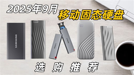 【2025年9月移动固态硬盘选购攻略】18款高性价比硬盘推荐！综合评测哪个品牌好，联想、三星、西部数据等品牌对比分析。
