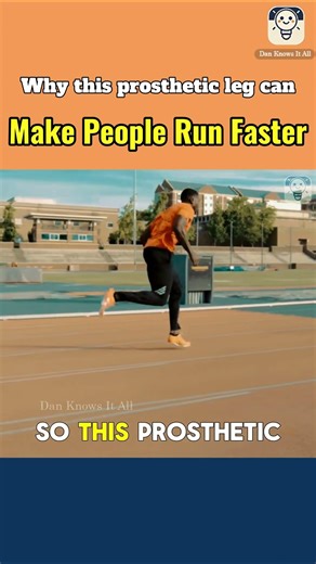 Why this prosthetic leg can make people run faster