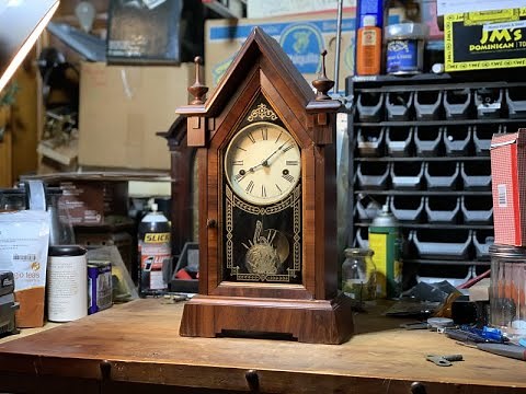 Clock Show & Tell #1 - Jerome (New Haven) Gothic Steeple Clock