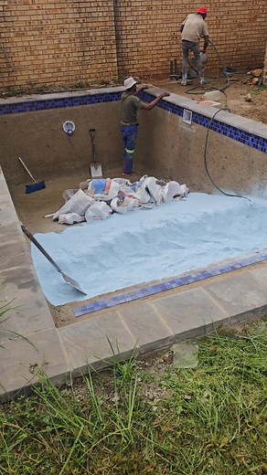 6mx3m new swimming pool finishing with marbelite sky blue #luxury #everpoolssa #pools #constructionlife #sa #swimmingpool #tiktok #tiktok #constuction #🇿🇦