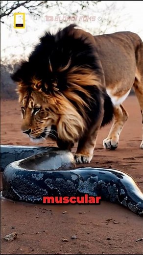 What Happened When The Lion See This Giant Python Snake?