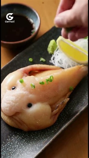 Deep Fried Blobfish Challenge #eating #foodshorts #viral