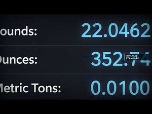 Weight Mass Converter — kg lbs oz tons Calculator — How to Use It | Engineering Tool