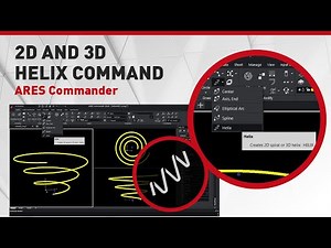 2D and 3D HELIX Command | ARES Commander