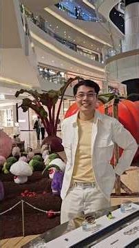 พี่เบิร์ทพาคุณน้ามาชมสวนผักกลางไอคอนสยาม กีสสสส น่ารัก อยากได้ยกบ๊อกซ์ 🍆🥦🍅 😂 #ไปกับเก้ง