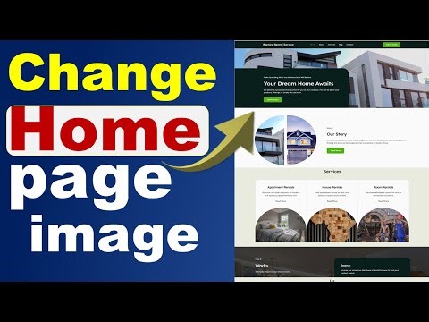 How to change home page image in wordpress (step by step)