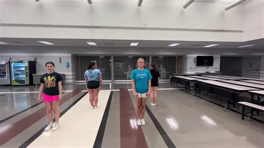 Tryout dance with counts
