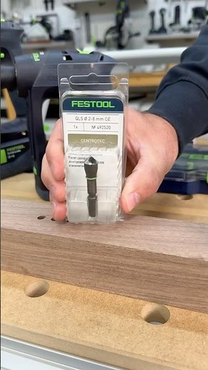 The ​⁠‪@festool-canada‬ deburring countersink bit for really clean counter sink edges #woodworking