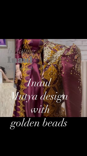 Inaul Mutya design Mindanao Fabric #gowns #empoweredwomen #fashion #collection #fashioninspiration #muslim #highlights2025 | Elizabeth Saddi