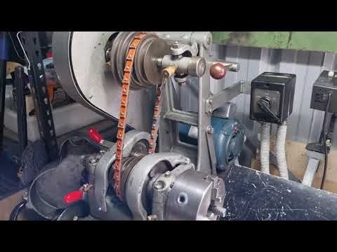 Using the back gear on a lathe