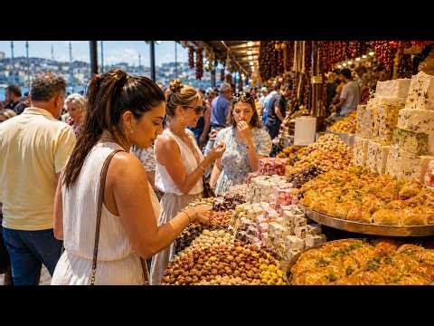 ISTANBUL TURKEY 2026 4K MARKET TOUR | Eminönü Bazaar, Fresh Products & Real Market Life