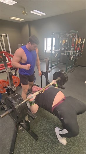 Jake on Instagram: "Great morning upper-body workout! Did 4 back exercises before bench and afterward, shoulders, more chest and arms. Top bench set: 430 for 8 with the axle bar! Thanks @t_dunlap22 for the spot! #gym #benchpress #upperbody #workout #lifestyle"