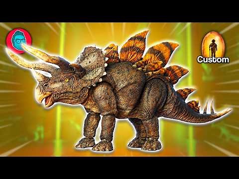 🟡 The incredible Hammond Collection STEGOCERATOPS 🦖 (JURASSIC WORLD Custom Review)