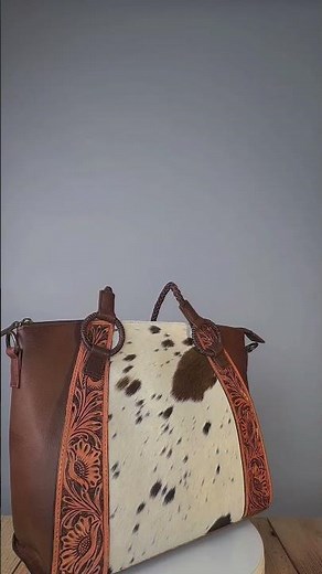 Hand-Tooled Leather Western Bag | Genuine American Leather by American Darling
