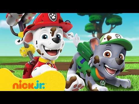 PAW Patrol Muddy Rescue Missions & Adventures! 🐾 | 10 Minutes | Nick Jr.