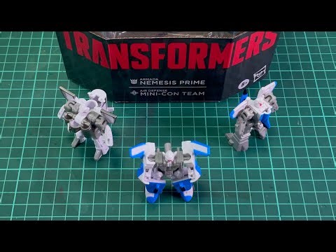 Transformers Generations Armada Air Defense Mini-Con Team (Robot mode to Jet mode)