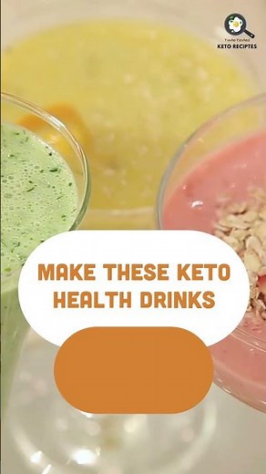 3 Easy Low-Carb Smoothie Recipes: Deliciousness in only 2 minutes! #shorts
