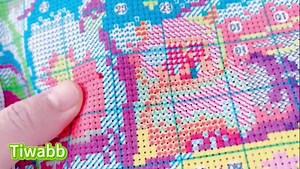 4 Pack Stamped Cross Stitch Kits - Four Seasonal Landscape Counted Cross Stitch Kits for Beginners Adults,11 CT Patterns Dimensions Embroidery Kits Arts Craft Kits 16 x 12inch