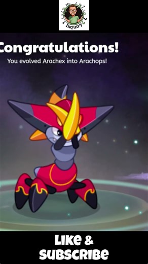 Arachex Evolves into Arachops! Prodigy Math Game! #gaming #education #prodigy #pets #animation